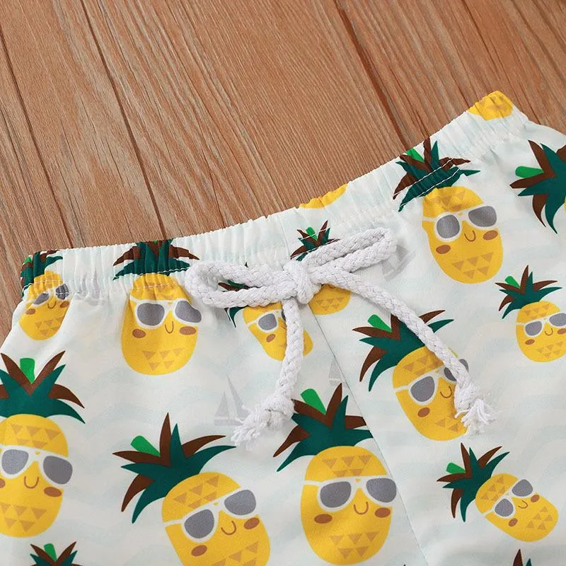 18m Baby Pineapple Glasses Beach Pants