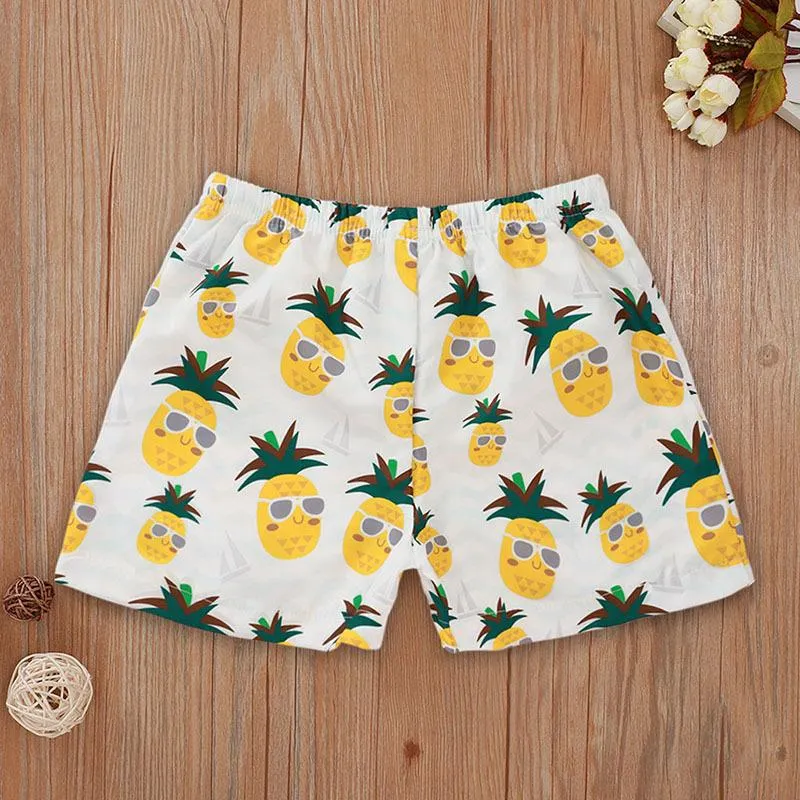 18m Baby Pineapple Glasses Beach Pants