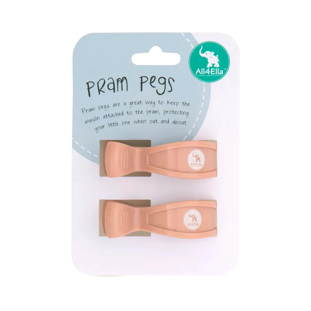 2 Pack Pegs Peach