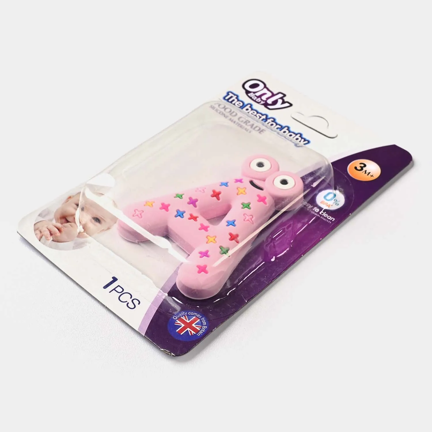 Alphabets Teether | Pink