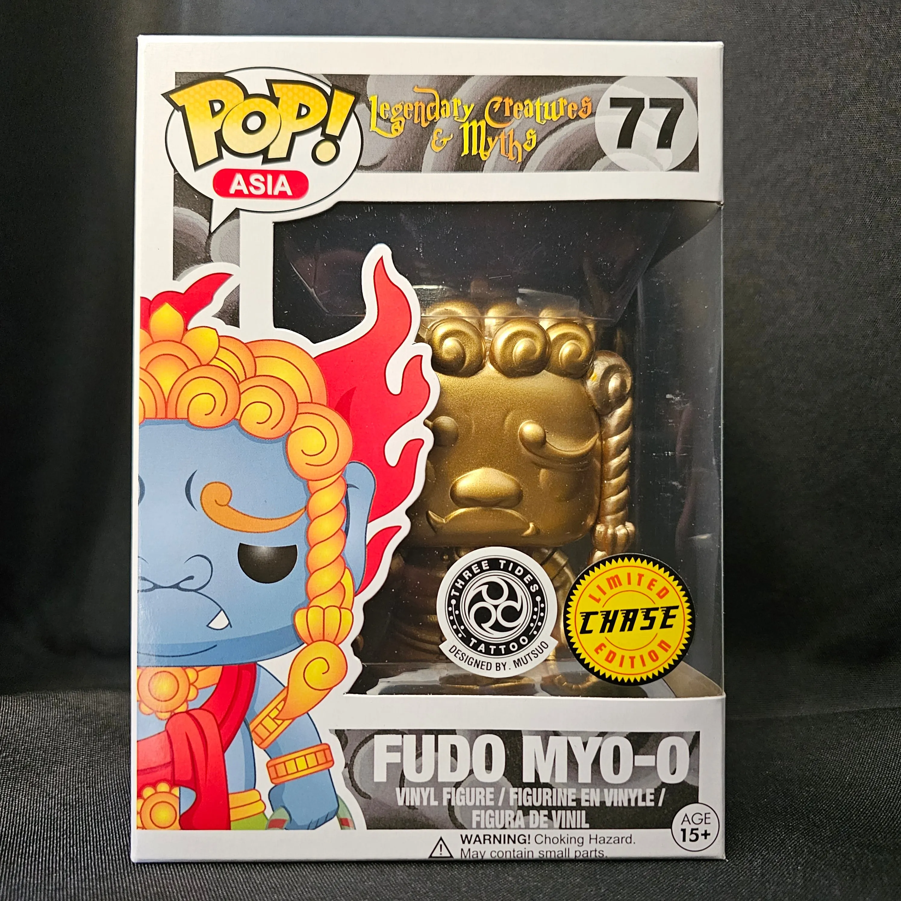 Asia Pop! Vinyl Figure Gold Fudo Myo-O (Chase) [Legendary Creatures and Myths] [77]