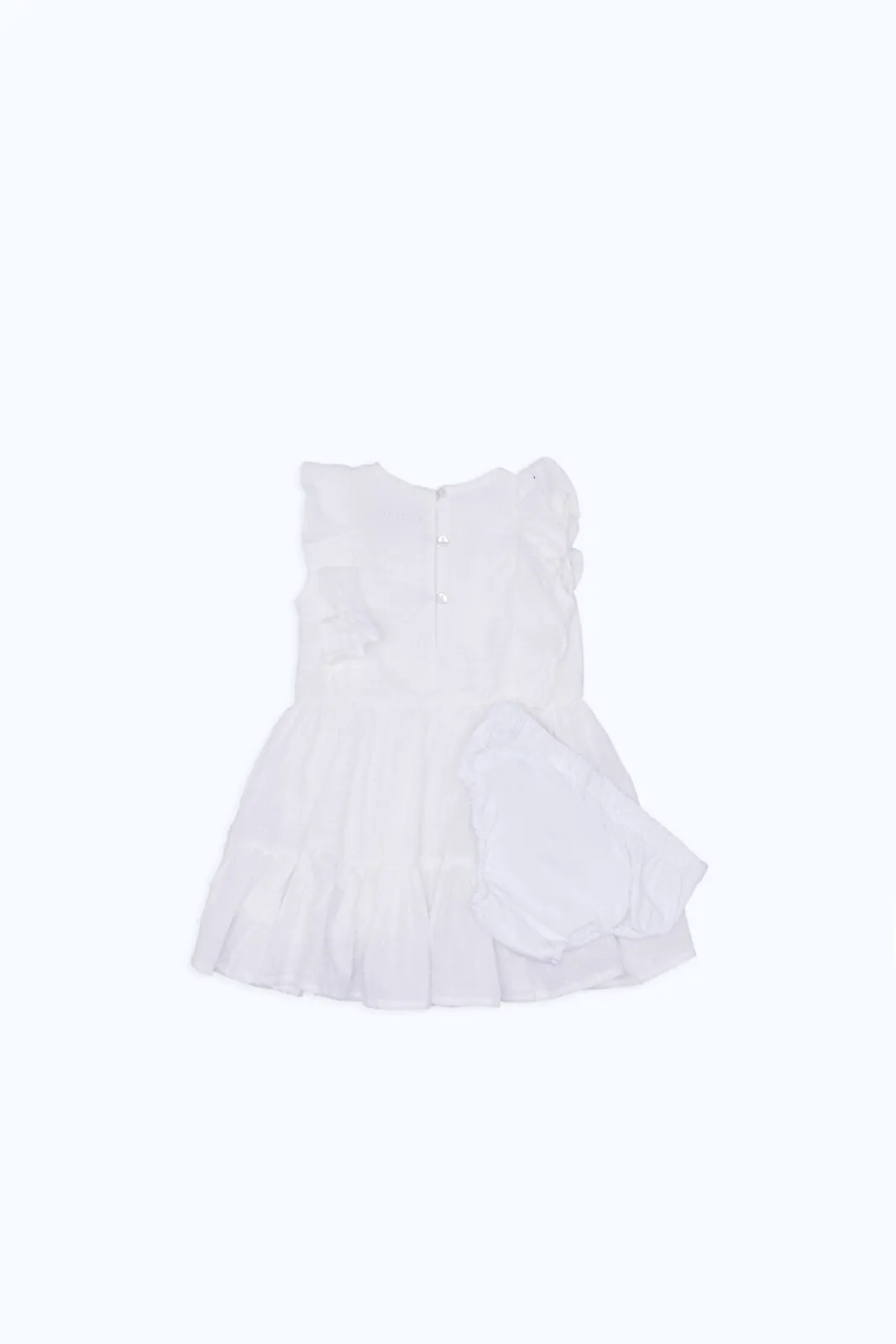 Babies White Embroidered Dress