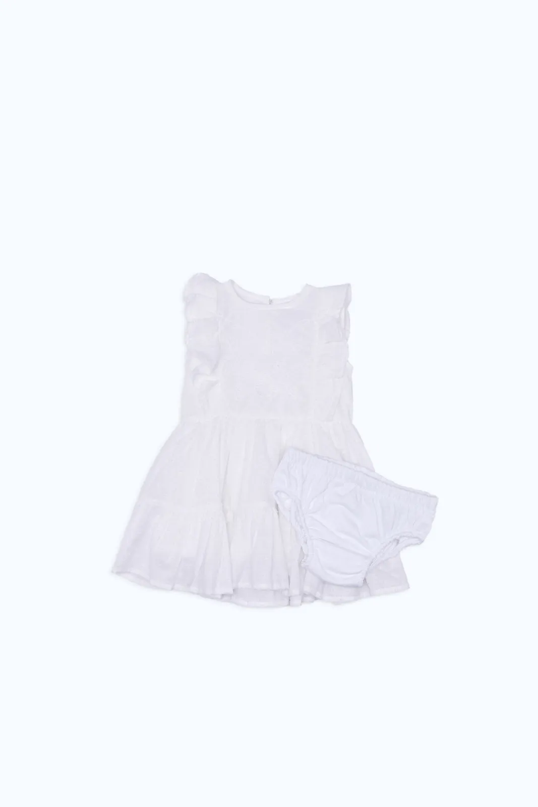 Babies White Embroidered Dress