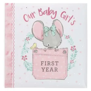 Baby Memory Book - Our Baby Girl's First Year - MBB013