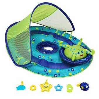 Baby Spring Float with Activity Center & Canopy by Swimways