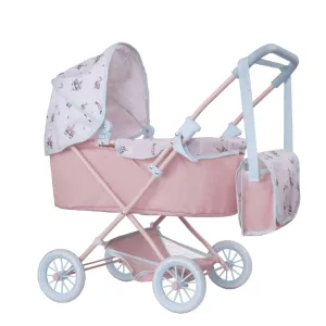 BabyBoo Junior Roamer Deluxe Doll Pram Unicorn & Flamingo Pattern Matching Changing Bag