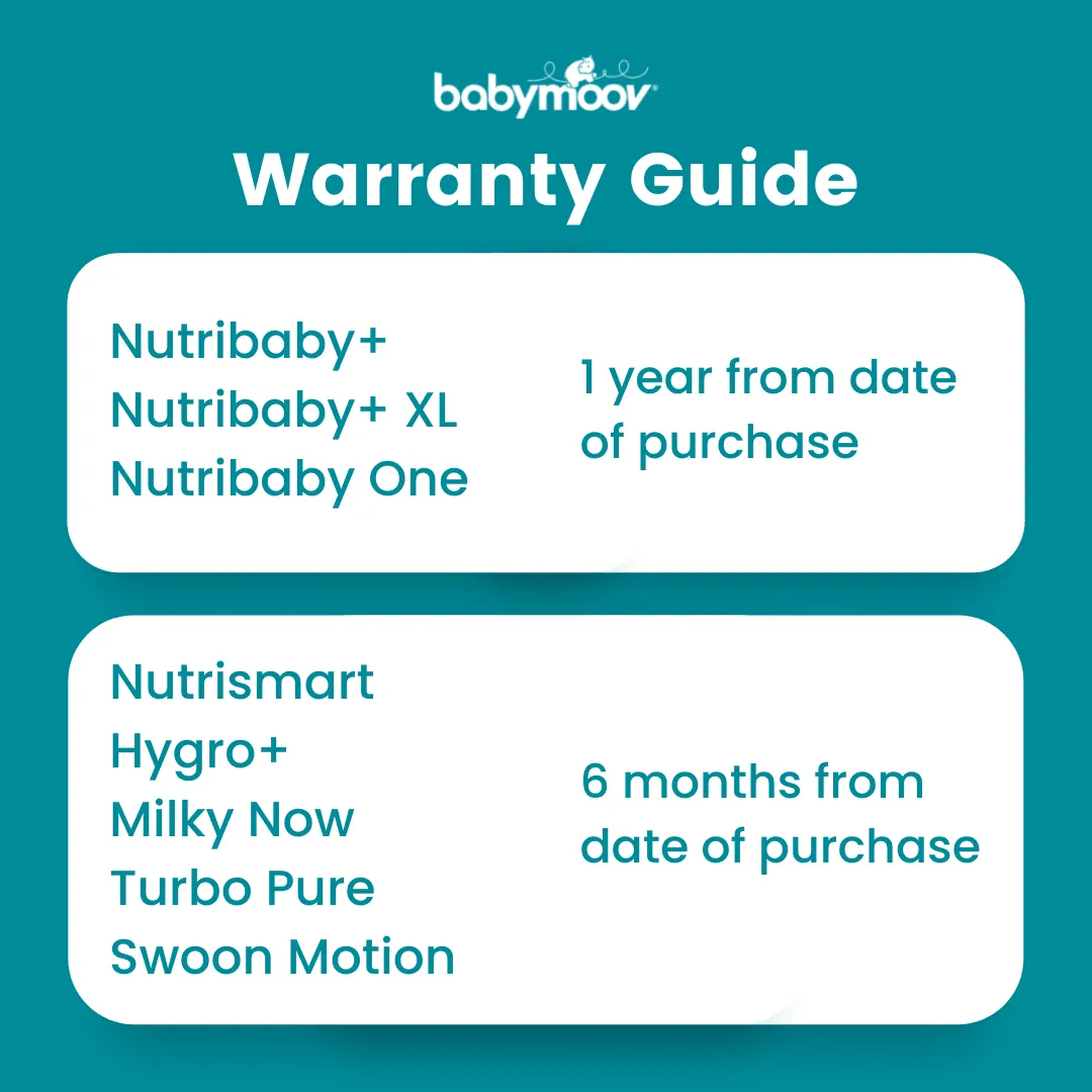 Babymoov Nutribaby  XL with FREE Babybowls Multiset