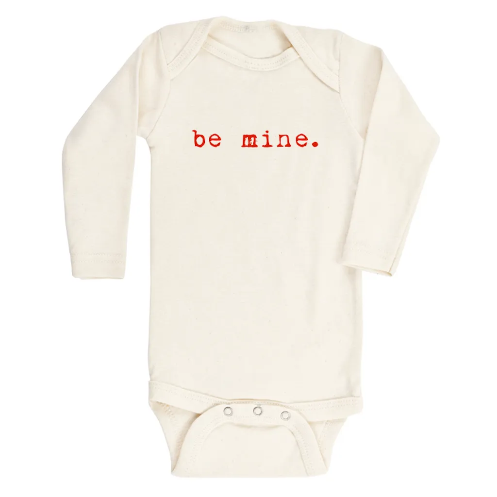 Be Mine Organic Long Sleeve Bodysuit