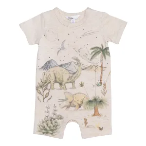 Bebe Emmett Dino Scene Romper (Size NB-1)