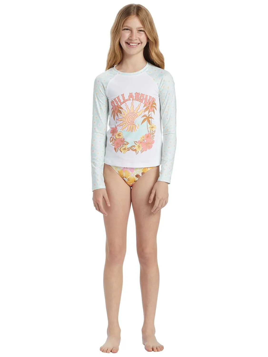 Billabong Girls Flower Power Rashvest