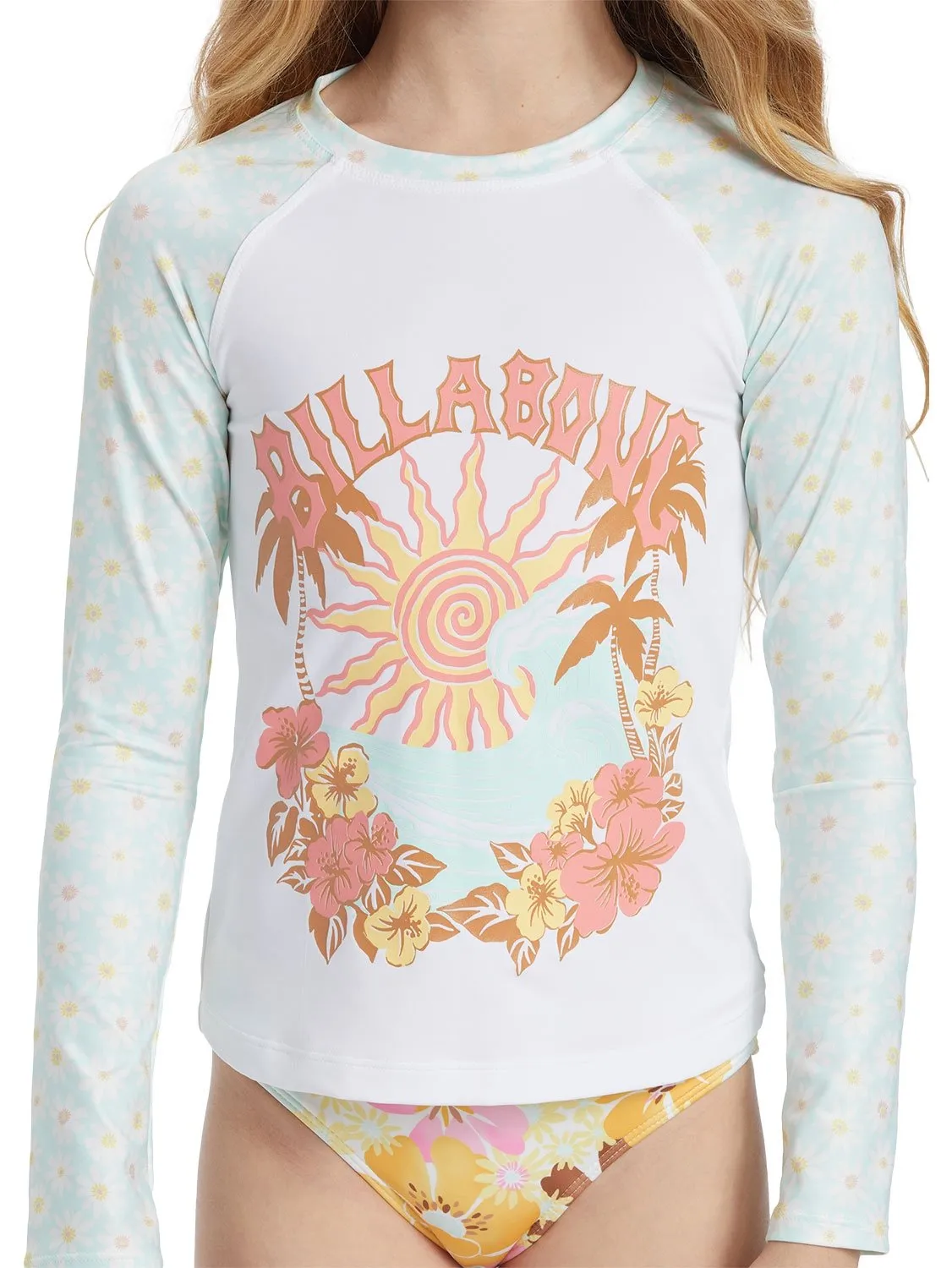 Billabong Girls Flower Power Rashvest