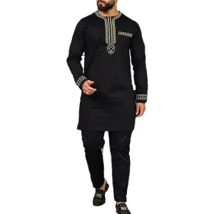 Black Embroidered Set