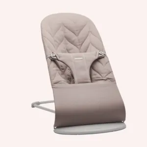 Bouncer Bliss Petal - Sand Grey Cotton