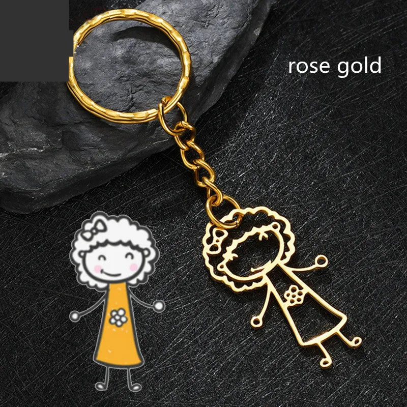 Capture Your Child's Hand Drawn Art & Doodles in a Keychain or Necklace