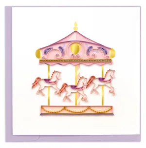 Carousel Quilling Card