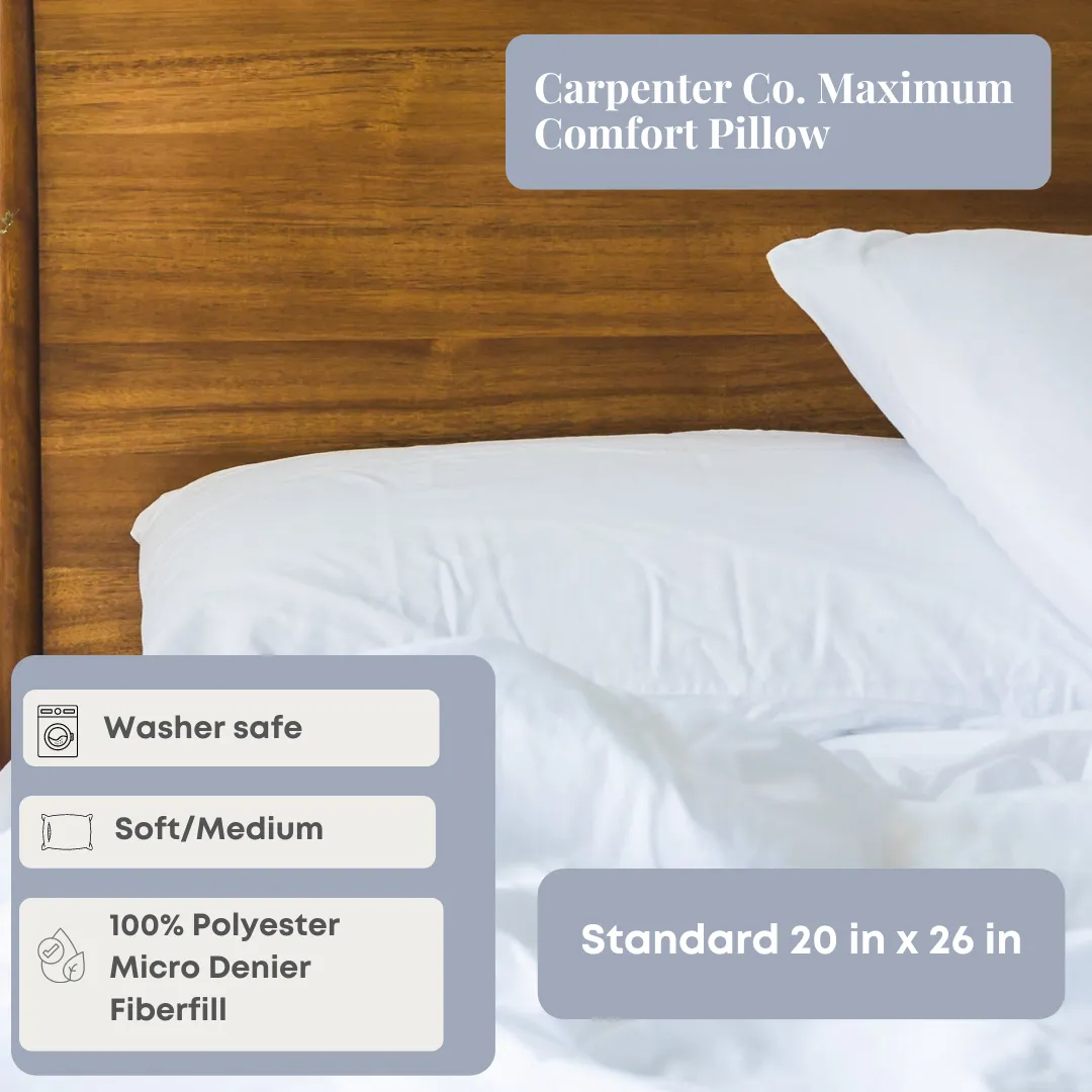 Carpenter Co. Maximum Comfort Pillow