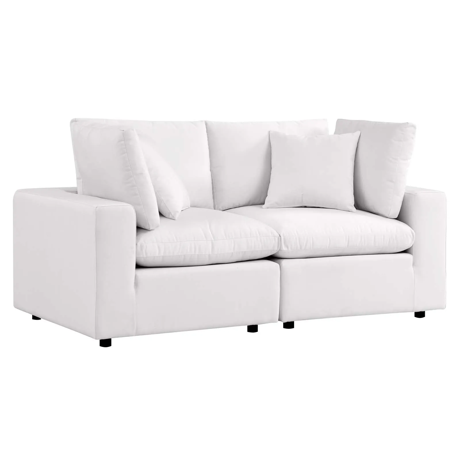 Commix Outdoor Patio Overstuffed Outdoor Patio Loveseat by Modway