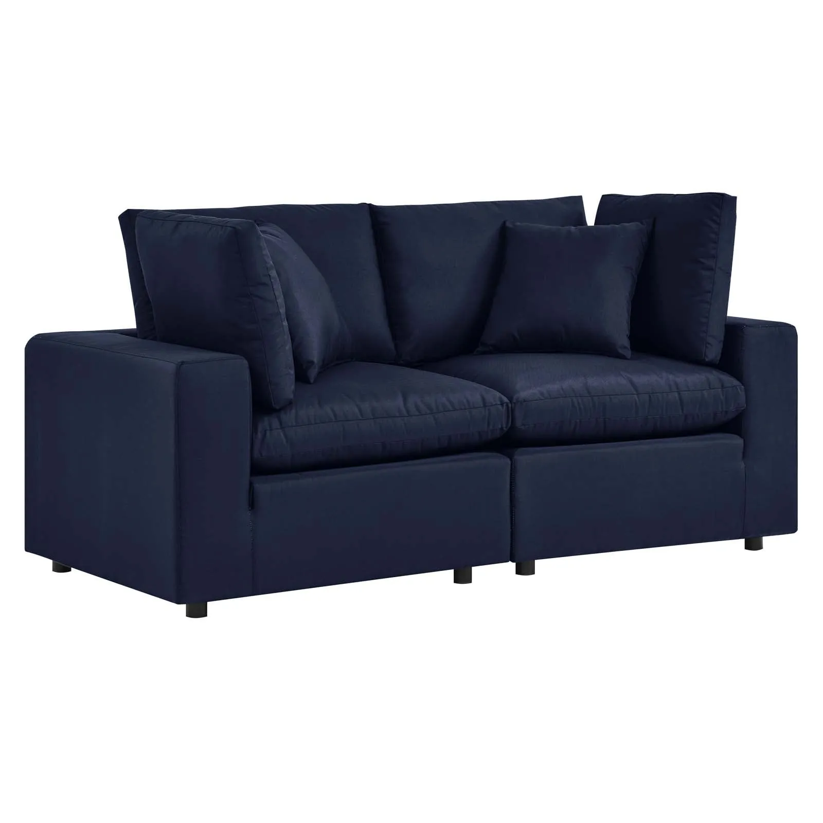 Commix Outdoor Patio Overstuffed Outdoor Patio Loveseat by Modway