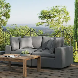 Commix Outdoor Patio Overstuffed Outdoor Patio Loveseat by Modway