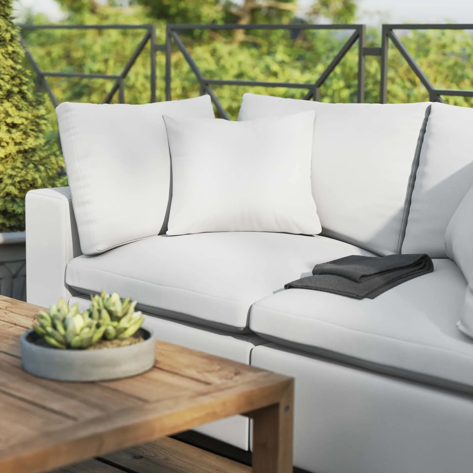 Commix Outdoor Patio Overstuffed Outdoor Patio Loveseat by Modway