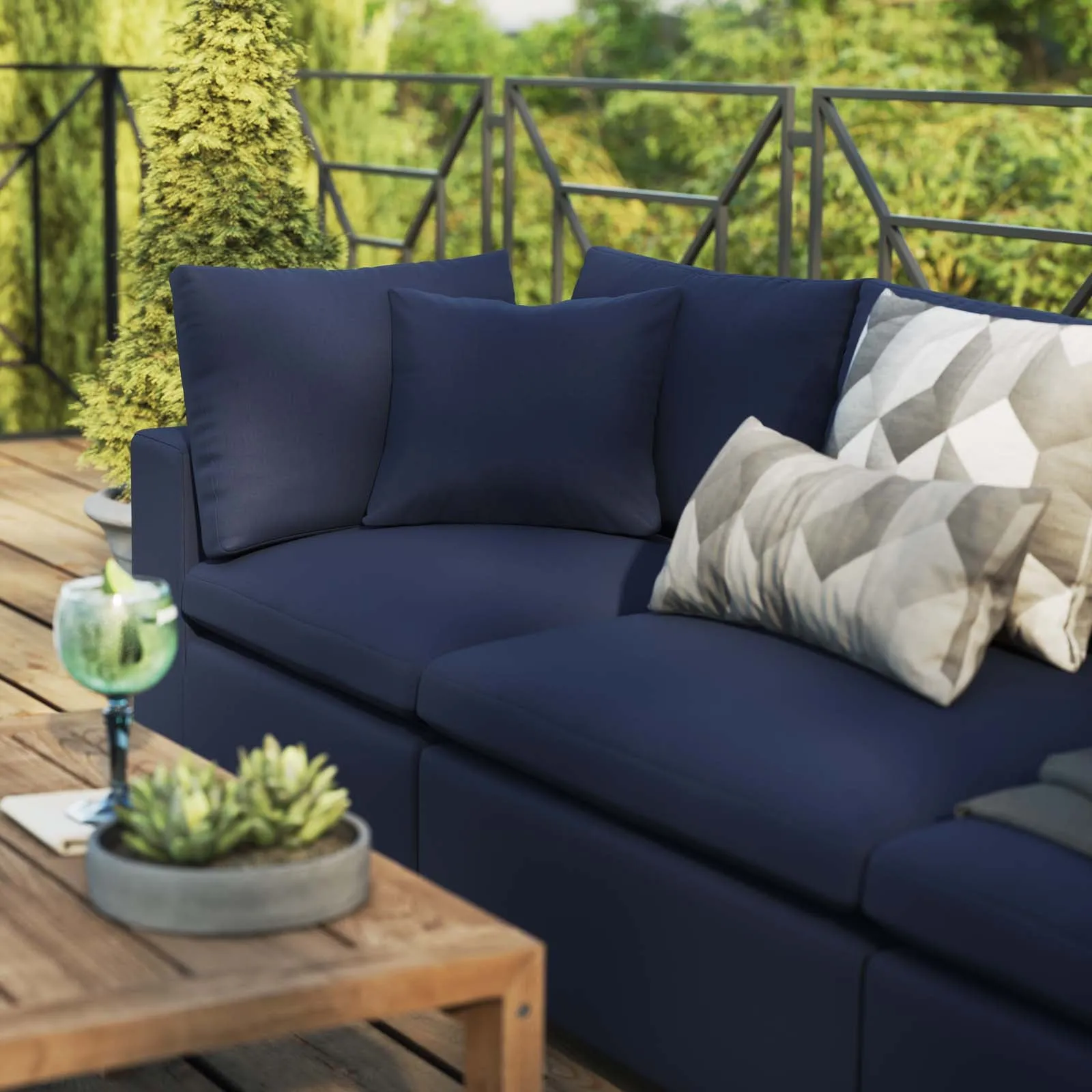 Commix Overstuffed Outdoor Patio Sofa by Modway