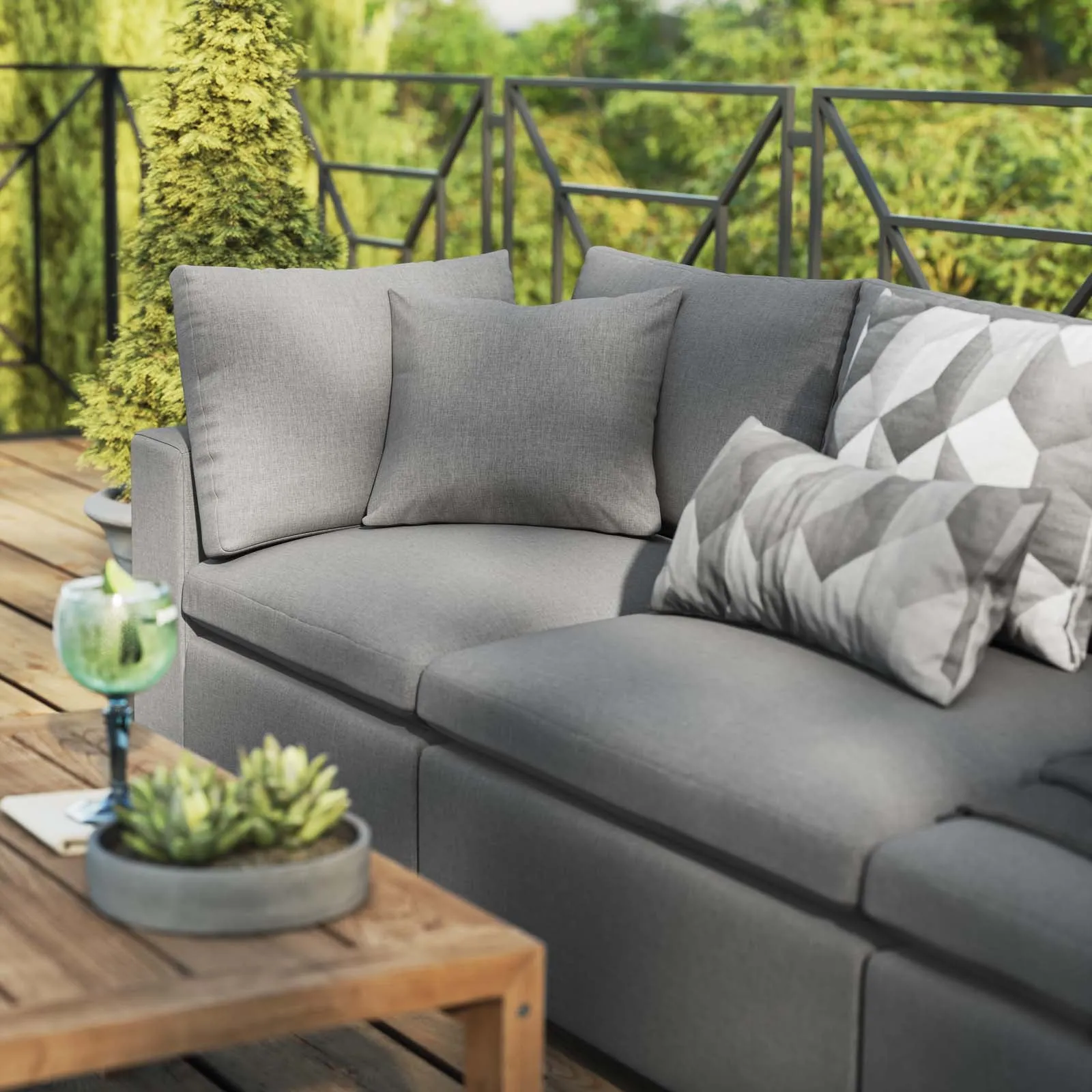 Commix Overstuffed Outdoor Patio Sofa by Modway