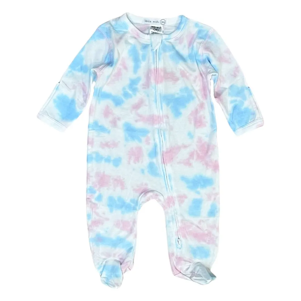 cotton candy footie-little mish