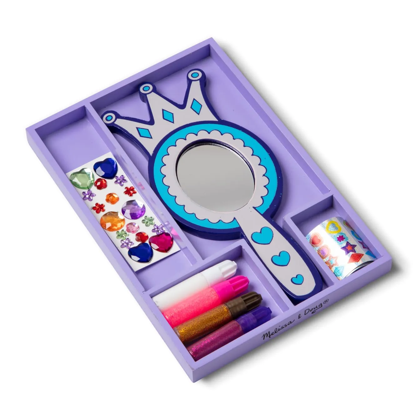 Decorate-Your-Own Wooden Princess Mirror