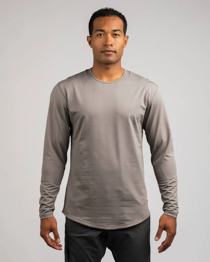 Drop-Cut Long Sleeve: BYLT Signature <!-- Size L -->