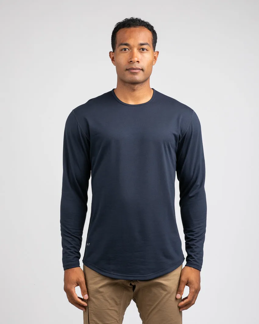 Drop-Cut Long Sleeve: BYLT Signature <!-- Size L -->