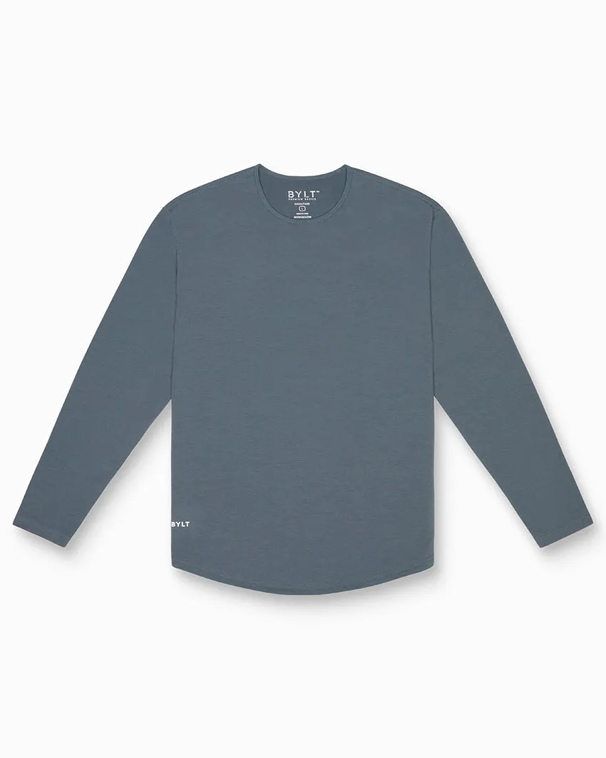 Drop-Cut Long Sleeve: BYLT Signature <!-- Size L -->