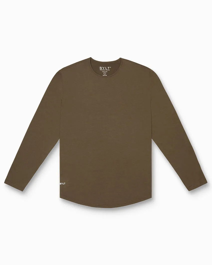 Drop-Cut Long Sleeve: BYLT Signature <!-- Size L -->