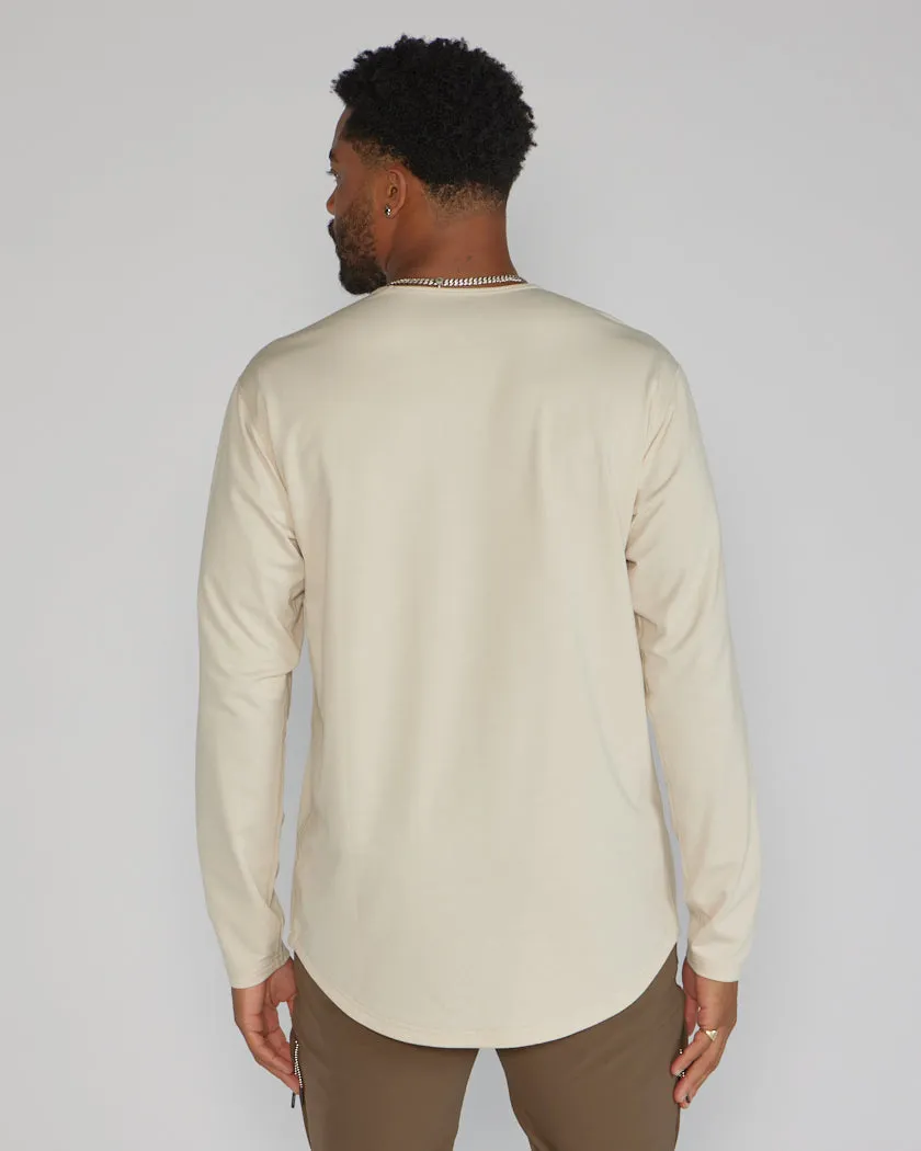 Drop-Cut Long Sleeve: BYLT Signature <!-- Size L -->