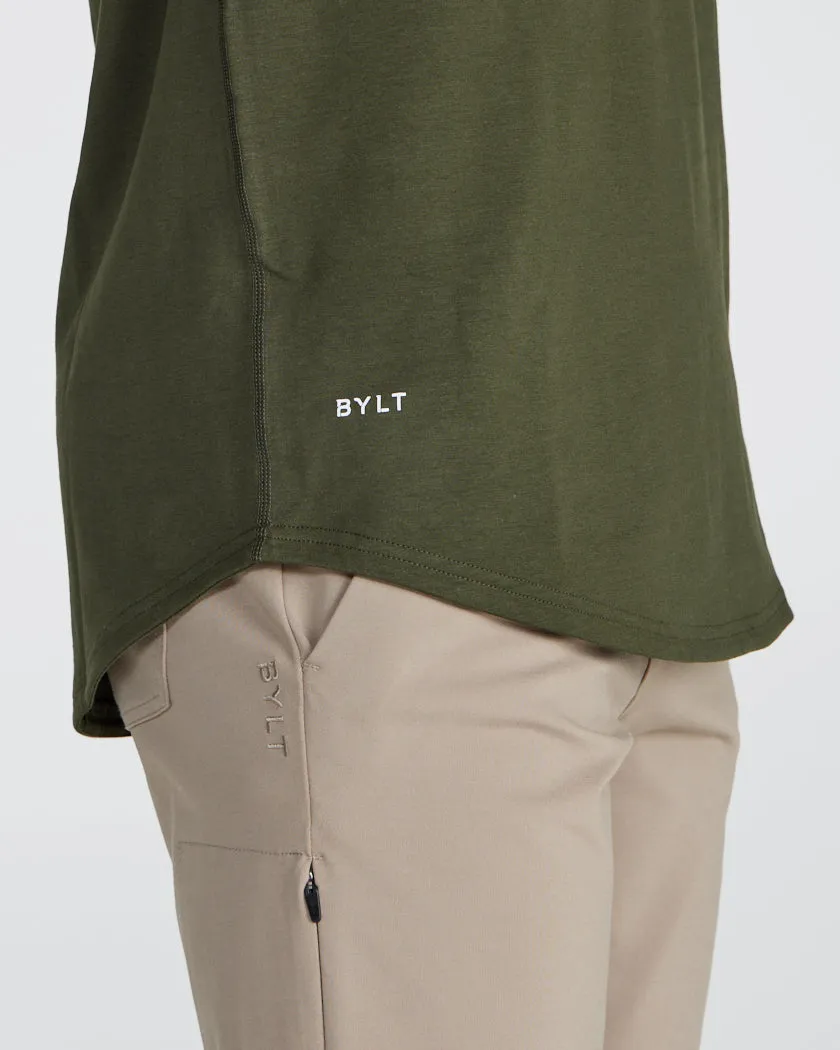 Drop-Cut Long Sleeve: BYLT Signature <!-- Size L -->