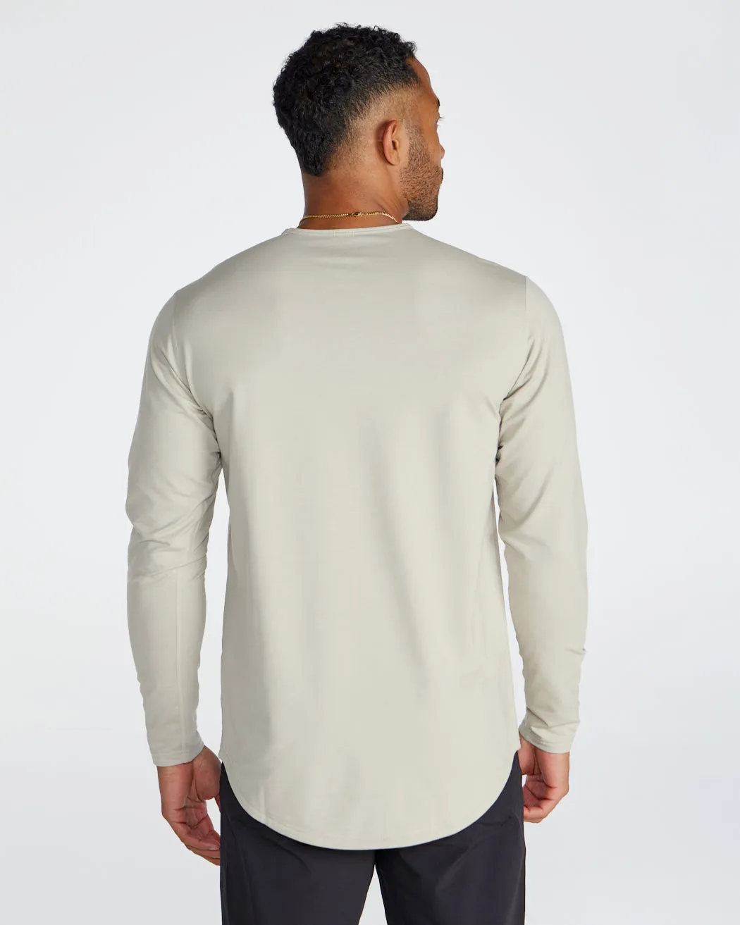 Drop-Cut Long Sleeve: BYLT Signature <!-- Size L -->