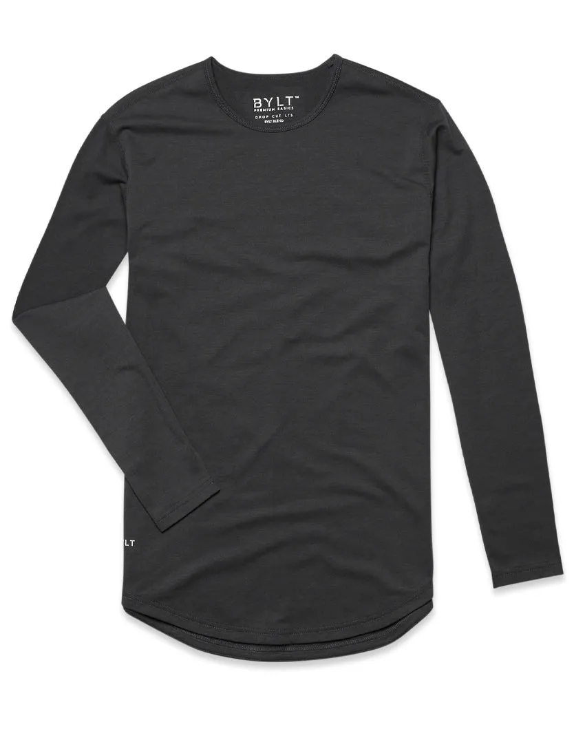 Drop-Cut Long Sleeve: BYLT Signature <!-- Size L -->