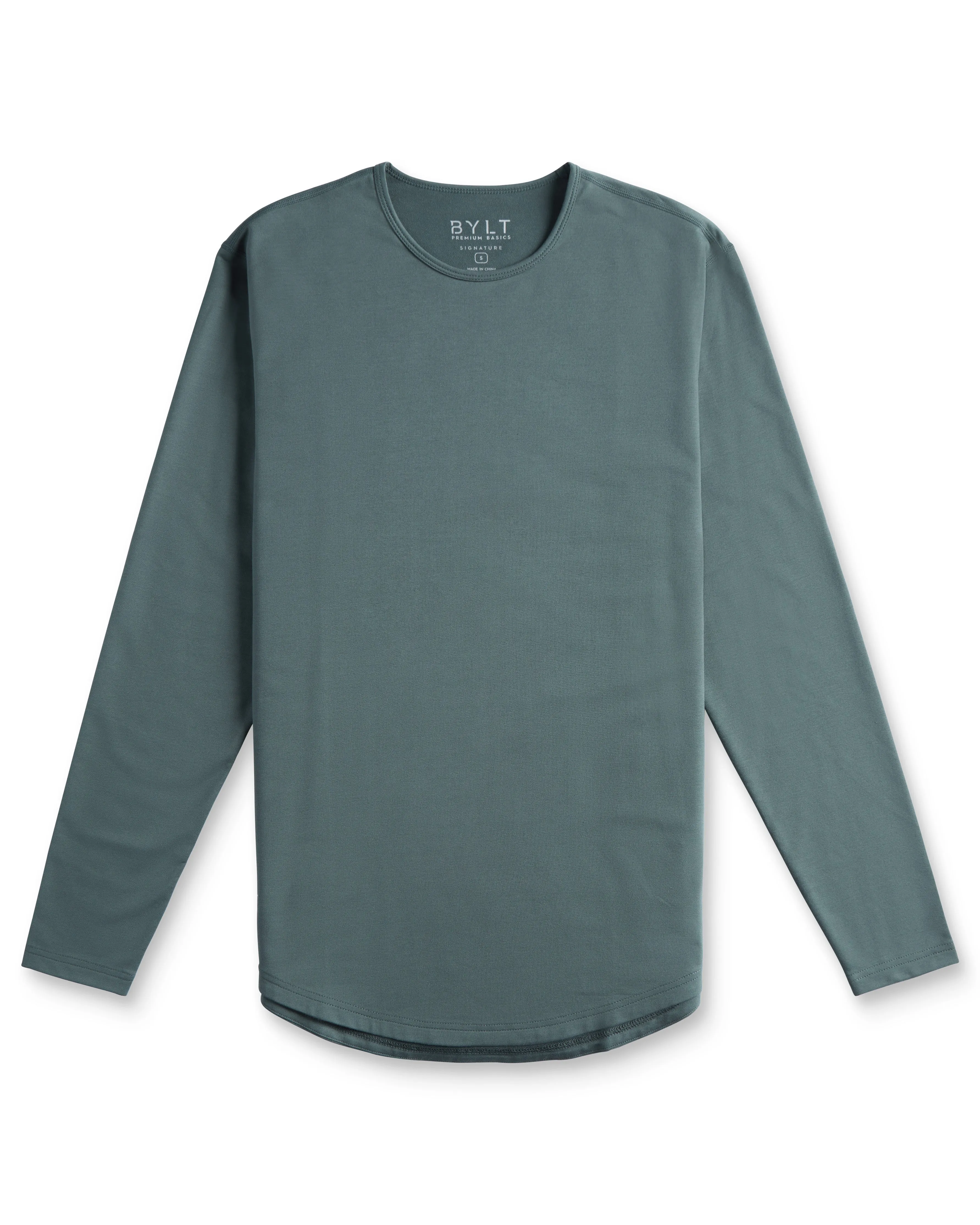 Drop-Cut Long Sleeve: BYLT Signature <!-- Size L -->