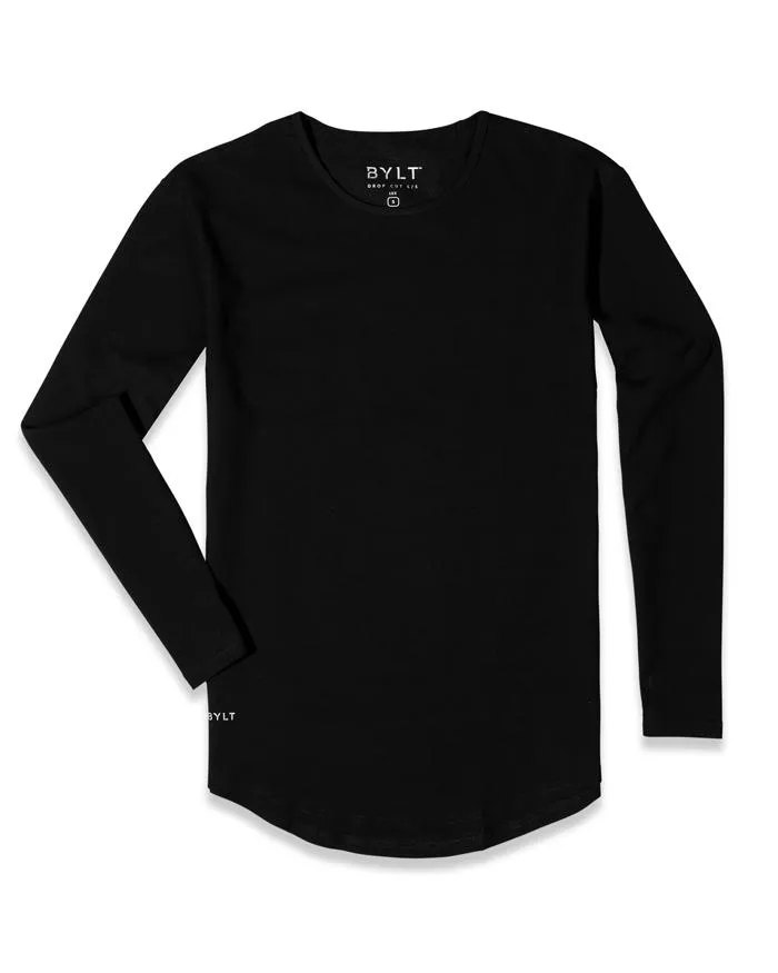 Drop-Cut Long Sleeve: BYLT Signature <!-- Size L -->