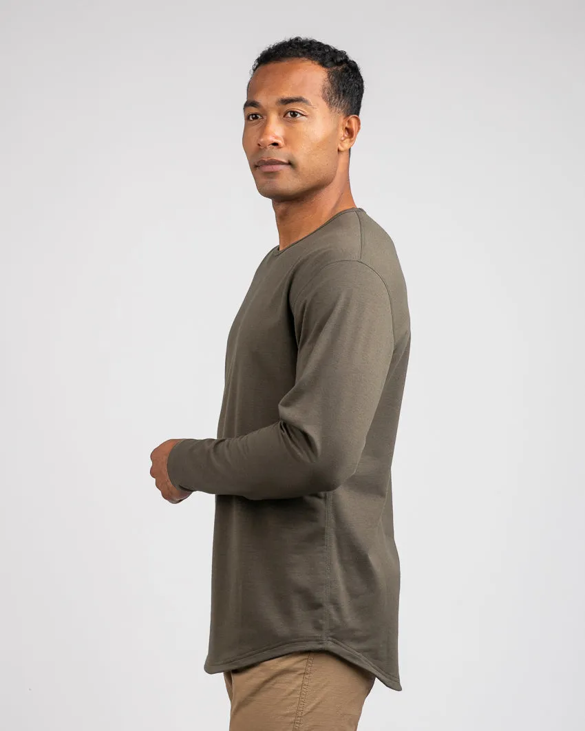 Drop-Cut Long Sleeve: BYLT Signature <!-- Size M -->