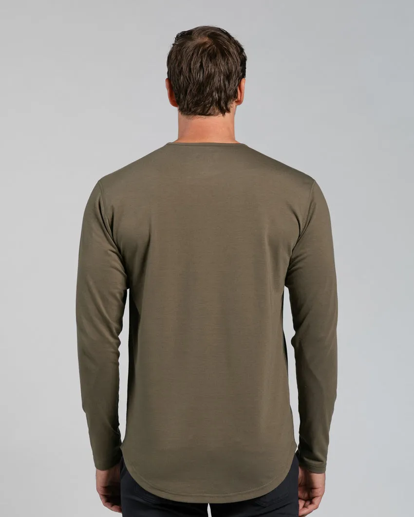 Drop-Cut Long Sleeve: BYLT Signature <!-- Size M -->