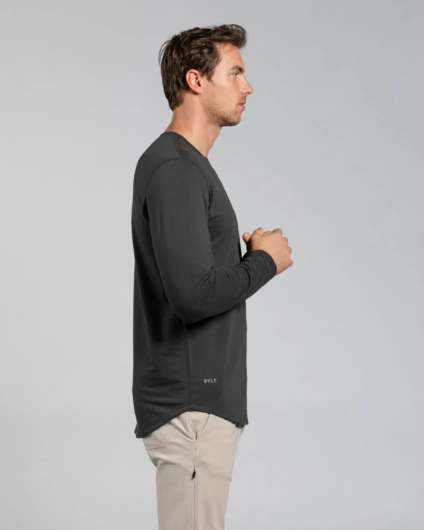 Drop-Cut Long Sleeve: BYLT Signature <!-- Size M -->