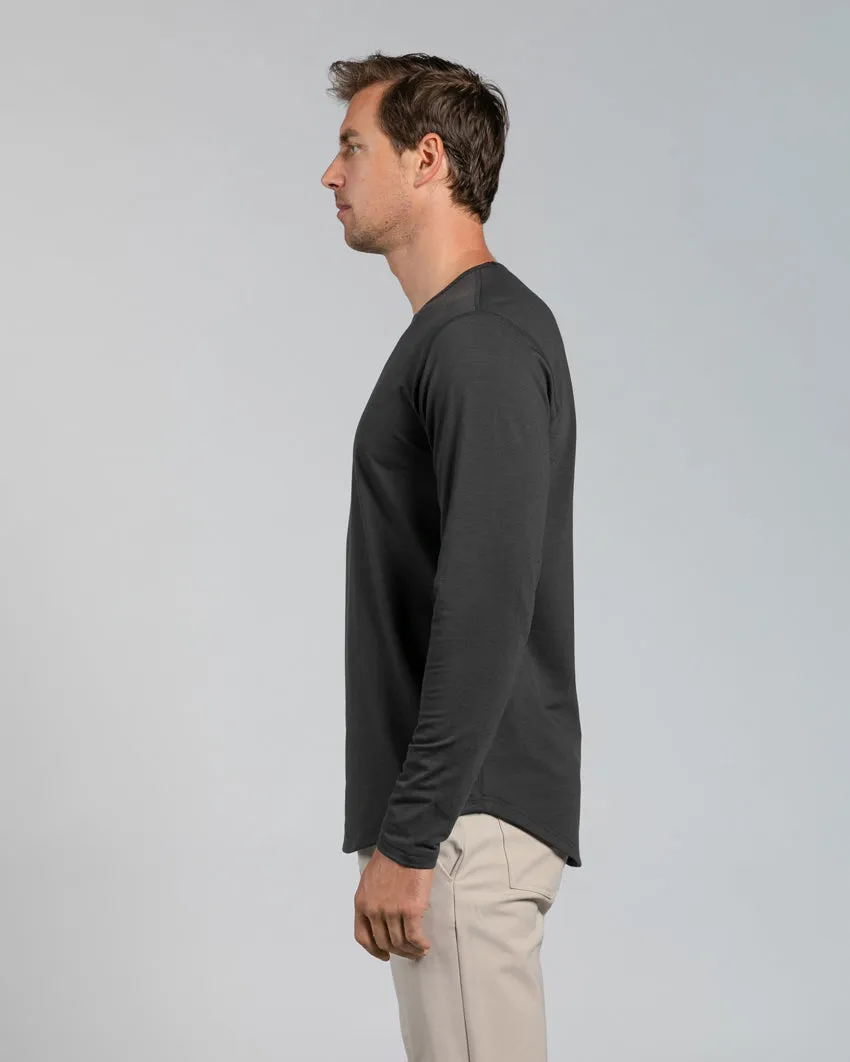 Drop-Cut Long Sleeve: BYLT Signature <!-- Size M -->