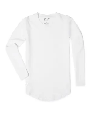 Drop-Cut Long Sleeve: BYLT Signature <!-- Size M -->