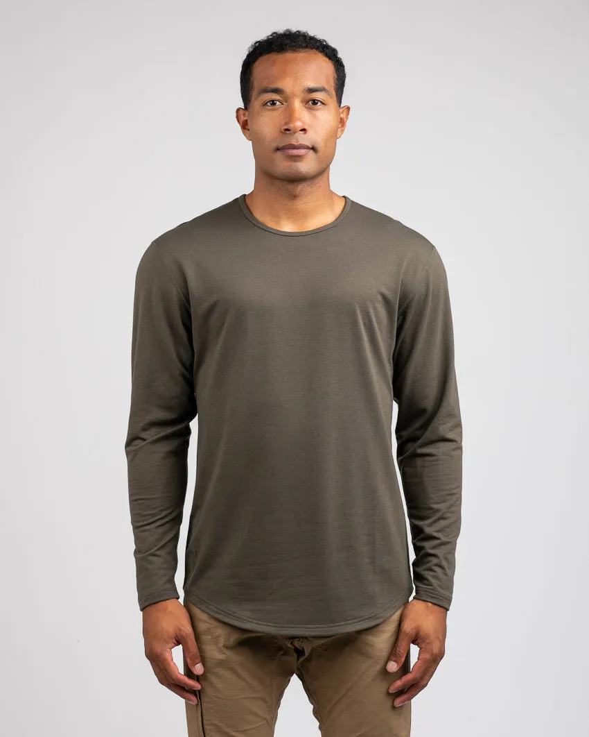 Drop-Cut Long Sleeve: BYLT Signature <!-- Size XL -->