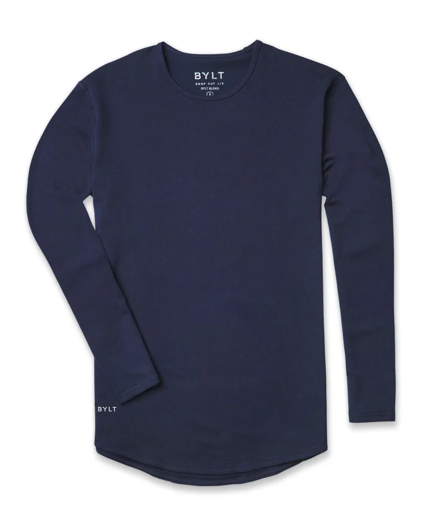 Drop-Cut Long Sleeve: BYLT Signature <!-- Size XL -->