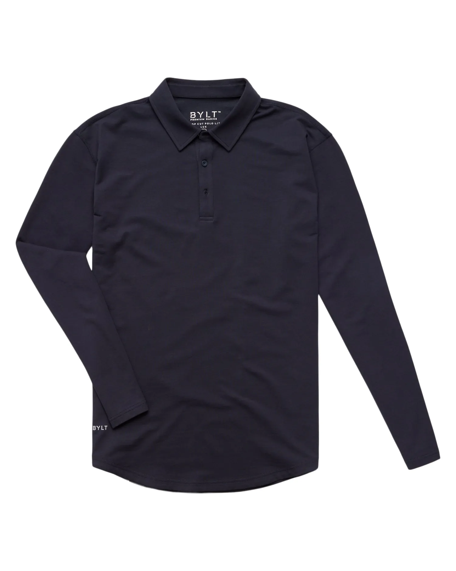 Drop-Cut Long Sleeve: LUX Polo