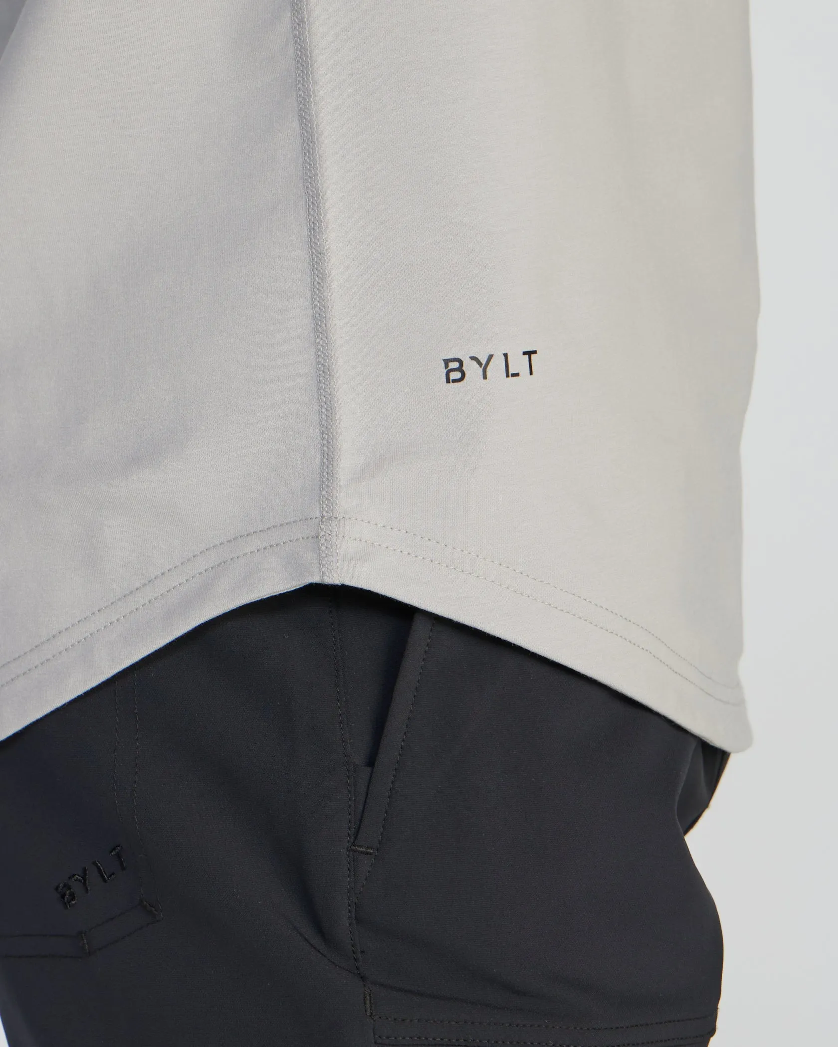 Drop-Cut Long Sleeve: LUX Polo