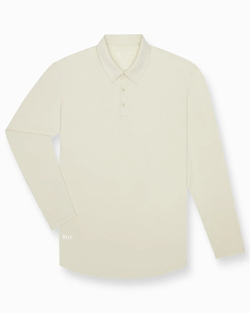 Drop-Cut Long Sleeve: LUX Polo