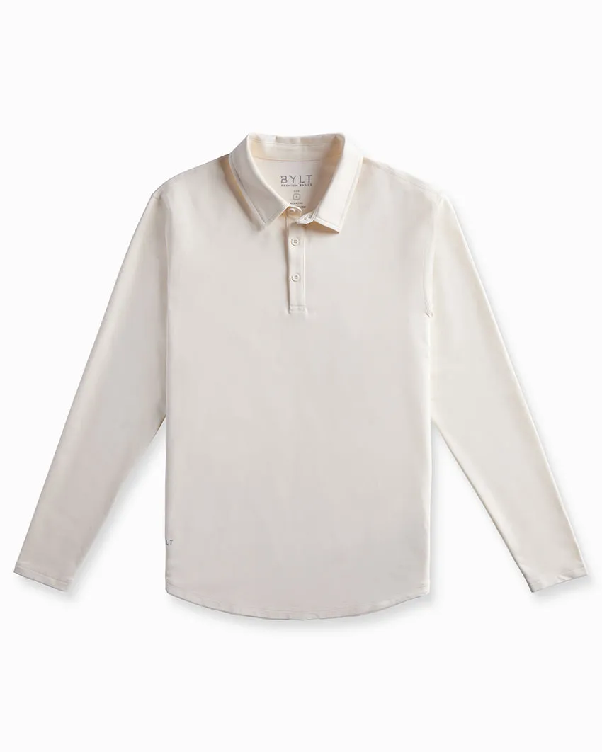 Drop-Cut Long Sleeve: LUX Polo