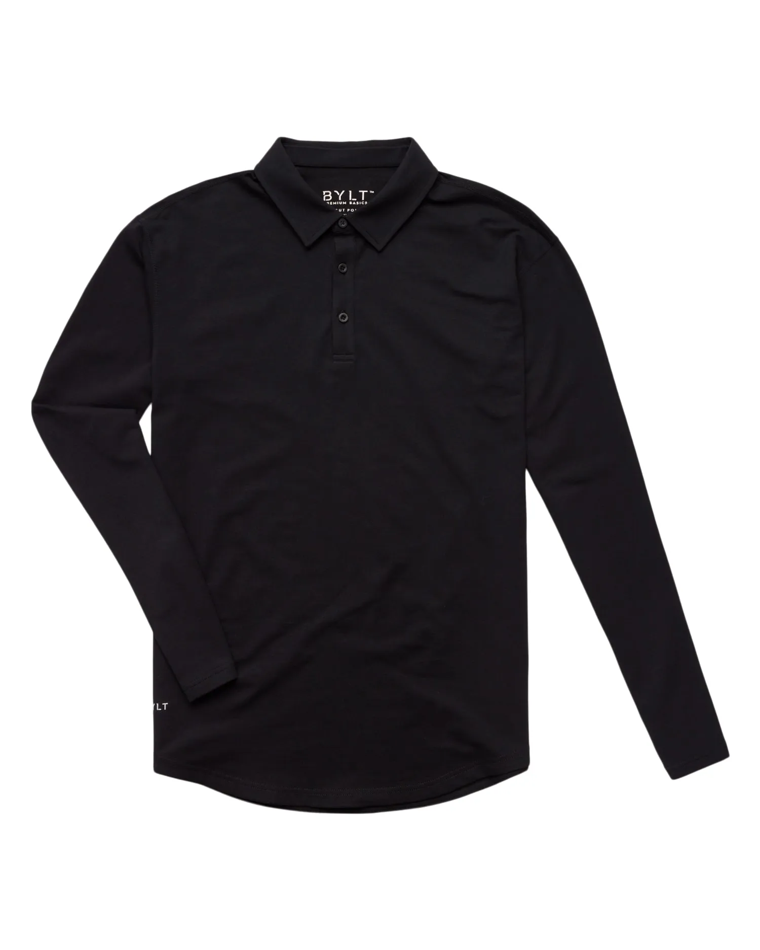 Drop-Cut Long Sleeve: LUX Polo